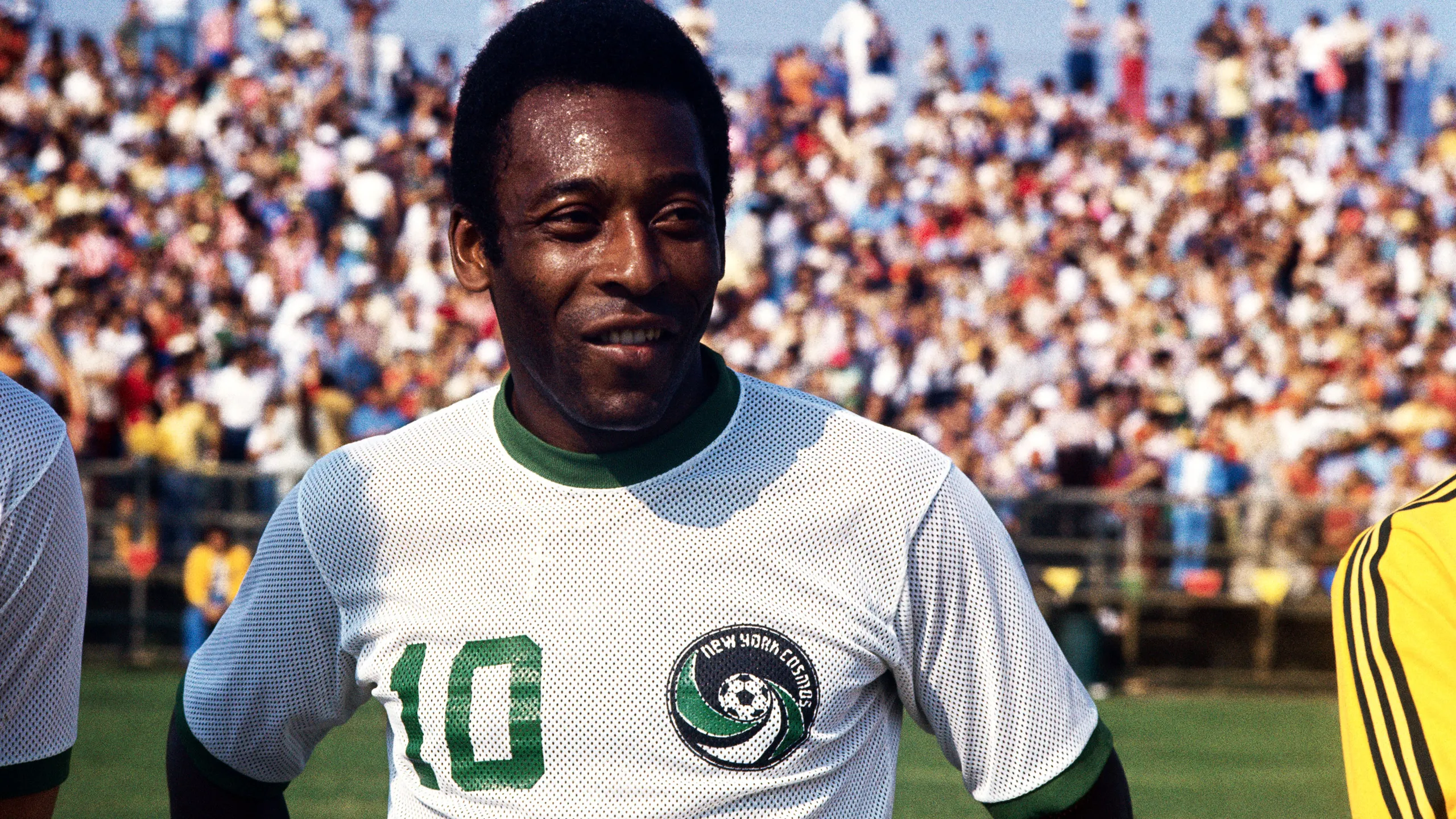 Pelé antes de un partido