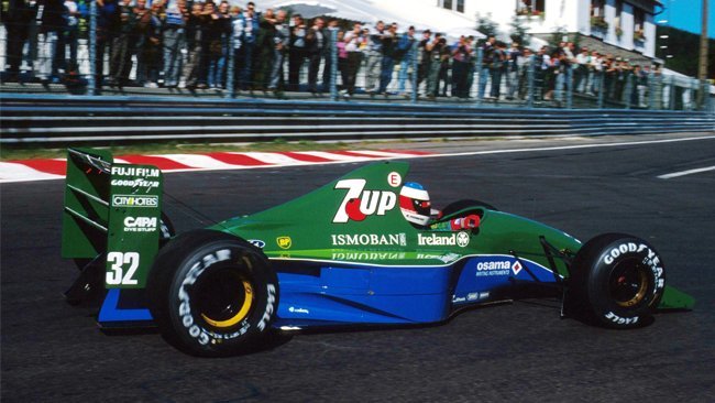 Michael Schumacher con el equipo Jordan