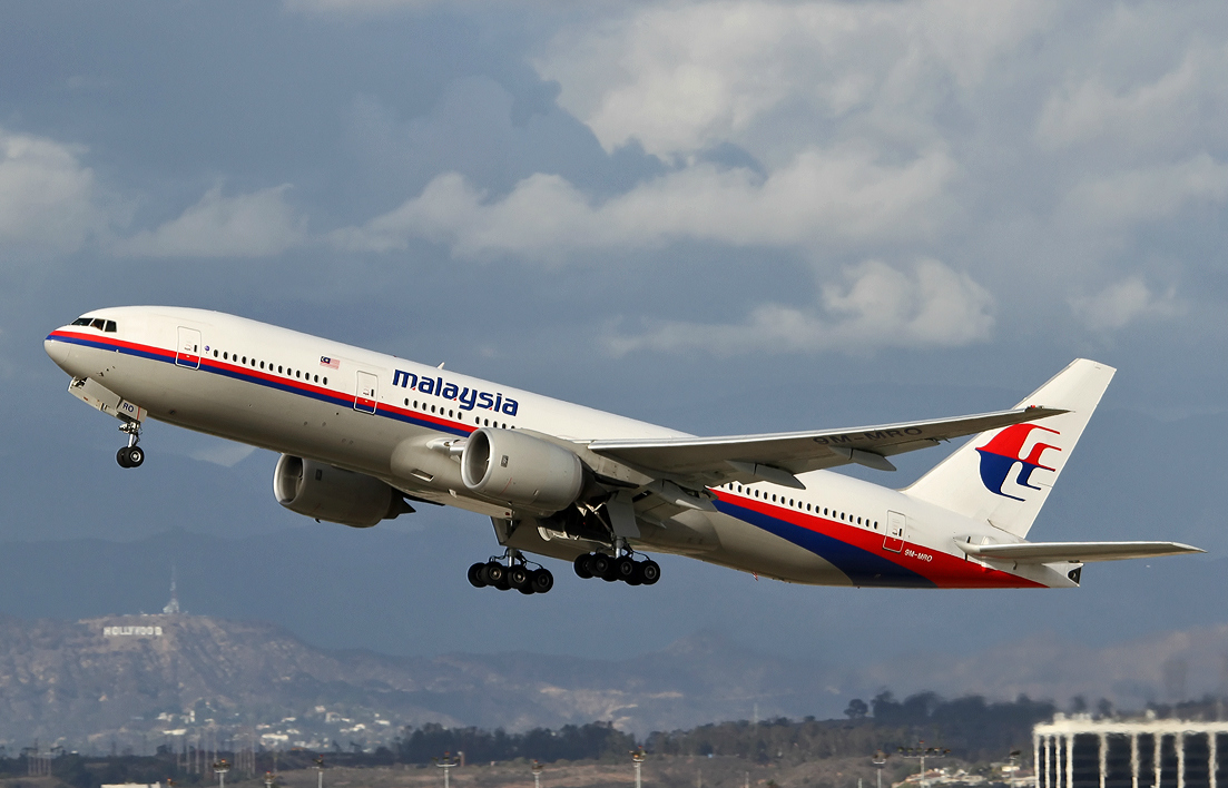 Avión parecido al avión desaparecido del vuelo MH370